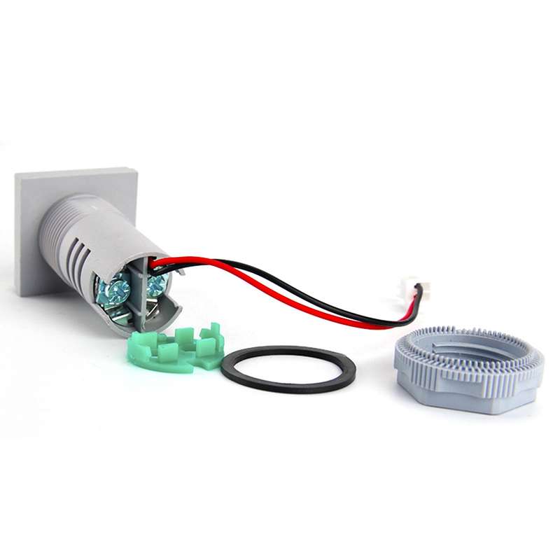 AD16-22FVA Square Signal Indicator Type Mini Digital Display AC Voltage And Current Meter(Green)