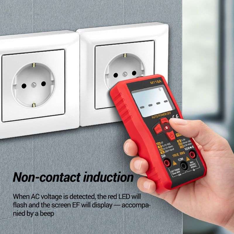 ANENG M118A High-Precision Automatic Range Multimeter Multi-Function Small Electrician Instrumentati