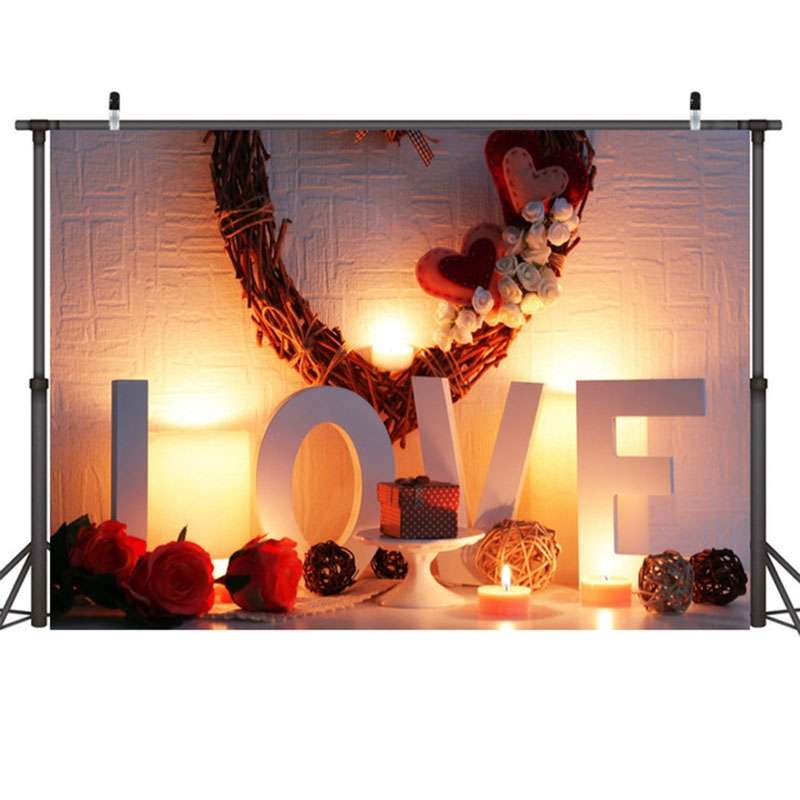 2.1m x 1.5m Valentines Day Personality Photo Photography Background Cloth(026)