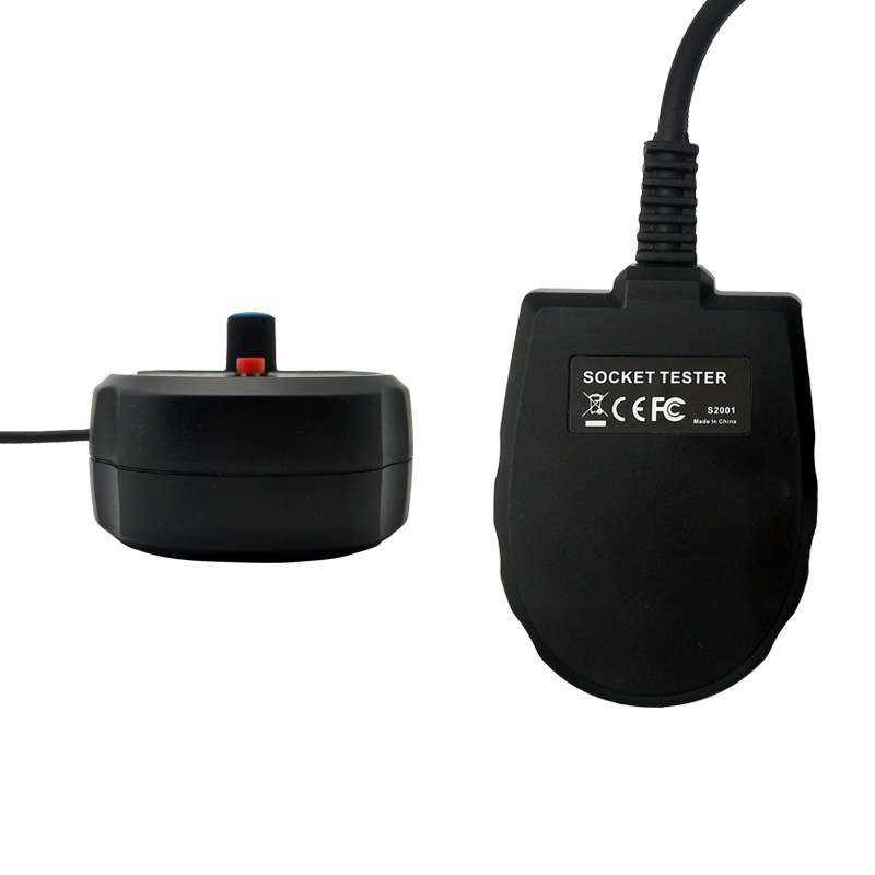 S2001 Socket Phase Detector Multi-Function Three-Phase Loop Socket Circuit Leakage Detector, EU Plug