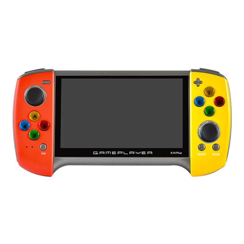 X19 Plus 5.1 inch Screen Handheld Game Console 8G Memory Support TF Card Expansion & AV Output(Red)