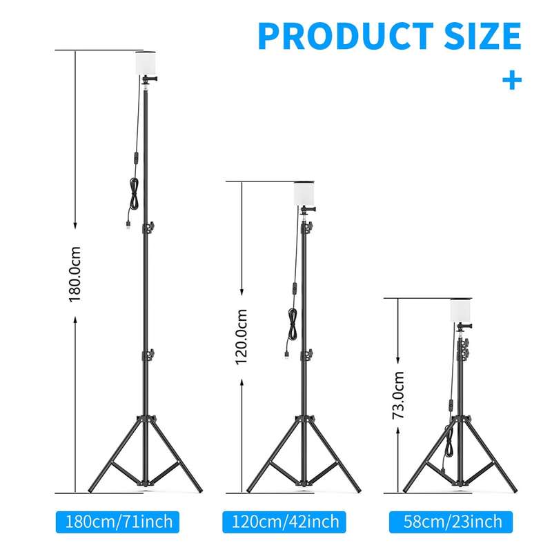 Multifunctional Portable Outdoor Camping Lamp Adjustable Bracket Work Lamp