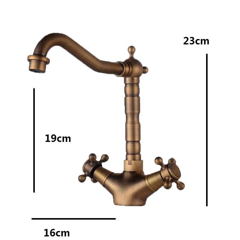 Basin Rotatable Faucet Single Hole Hot And Cold Copper Faucet