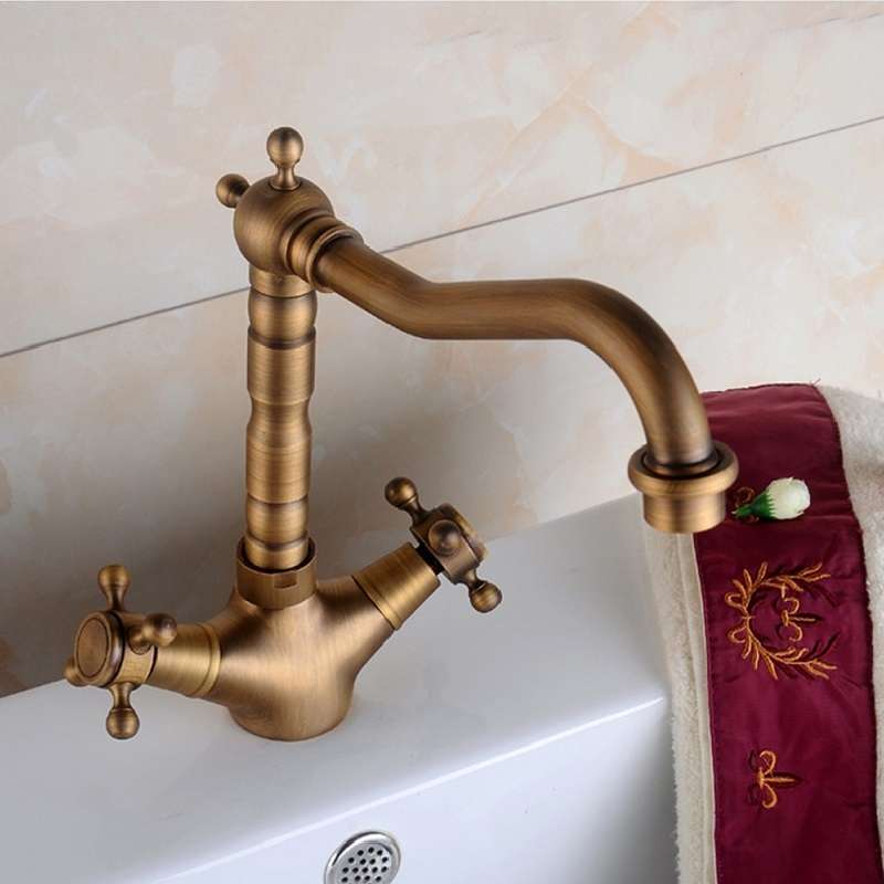 Bathroom All-Brass Faucet Mixed Water Basin Faucet
