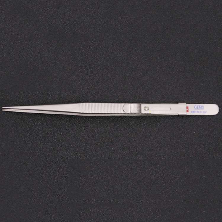 Non-Slip Diamond Tweezers Jewelry Tweezers Elastic Stainless Steel Gem Diamond Clips Durable Tools T