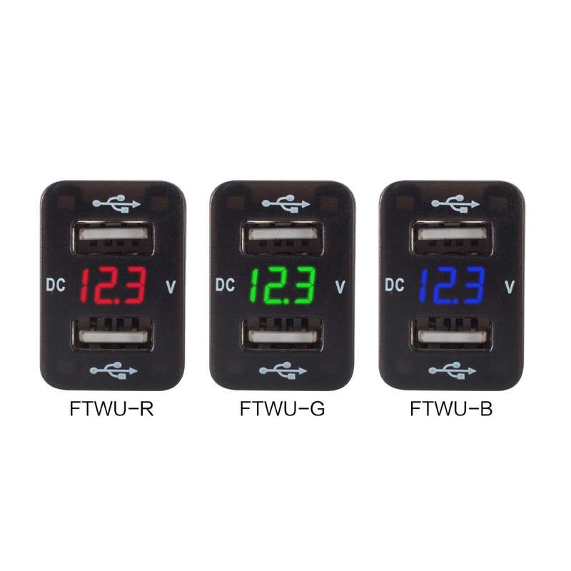 Car Charger Original Hole Non-Destructive Modification Of Dual Usb Car Charger With Line Suitable Fo