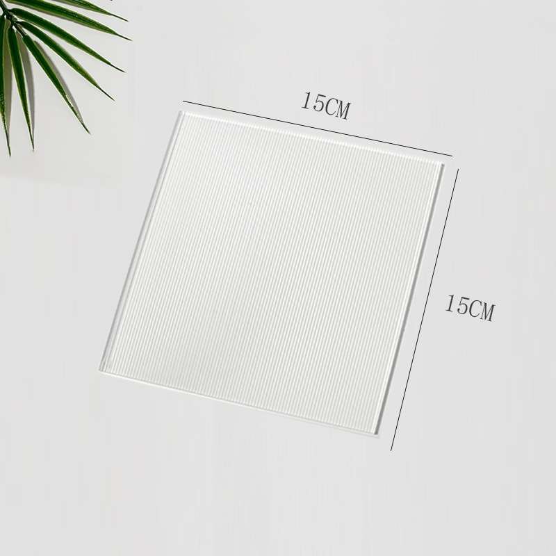 15 x 15cm Acrylic Texture Background Board Photo Props Background Decorative Geometric Ornaments(Thi