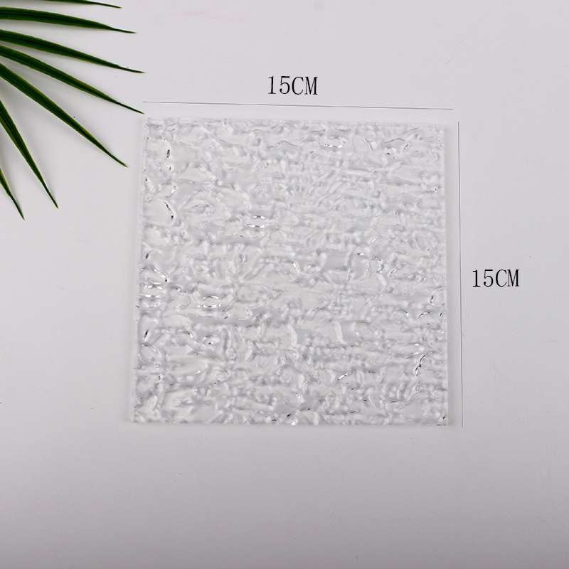 15 x 15cm Acrylic Texture Background Board Photo Props Background Decorative Geometric Ornaments(Thi