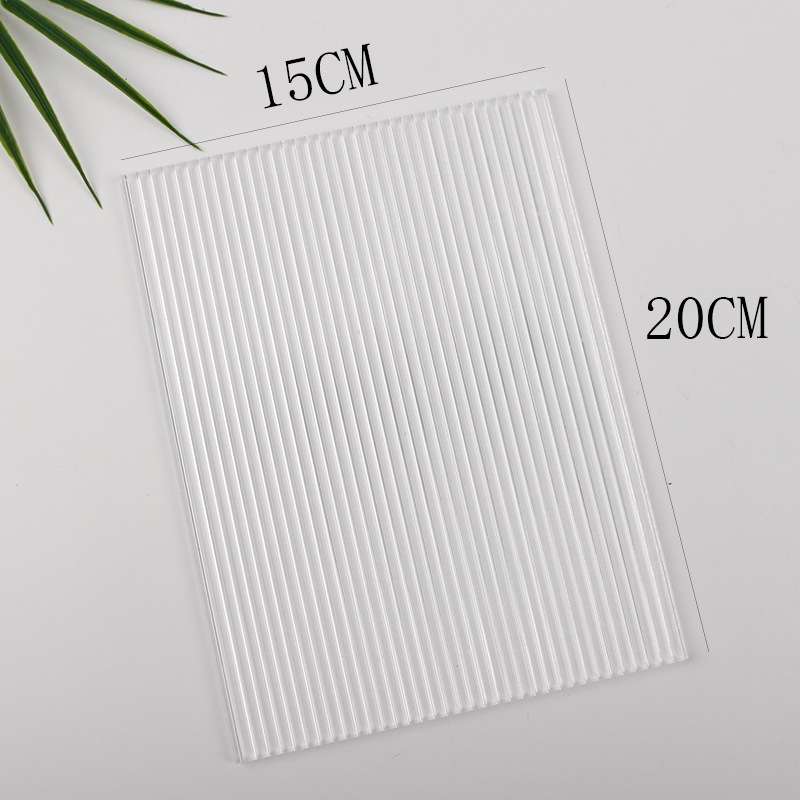 15 x 20cm Acrylic Texture Background Board Photo Props Background Decorative Geometric Ornaments(Wat