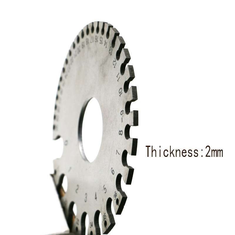 Stainless Steel Wire Gauge Model Weld Inspection Ruler Thickness Ruler Wire Welding Gauge