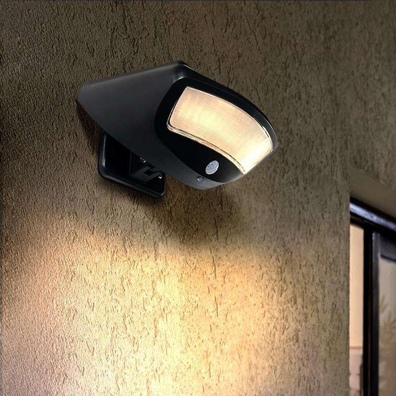 36-LED Outdoor Courtyard Lighting Solar Street Lights Human Body Induction Wall Lights(White Light)