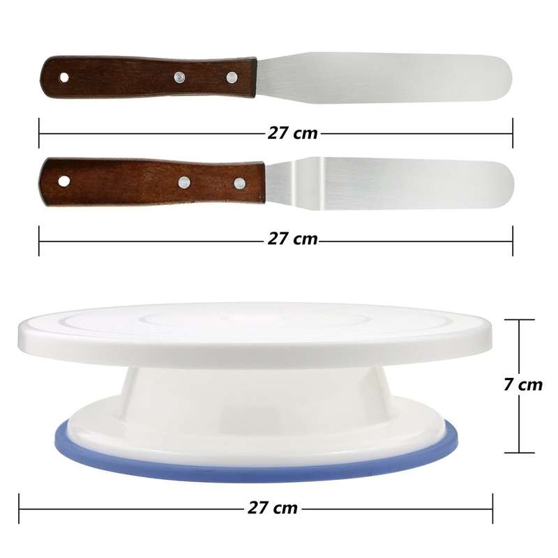 Baking Tools Non-slip Edge Cake Decorating Turntable(Non-slip side turntable)