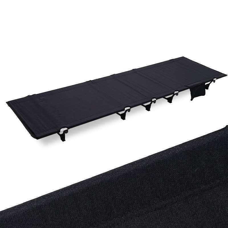 CLS Outdoor Lightweight Folding Bed Camping Simple Leisure Bed(Green)