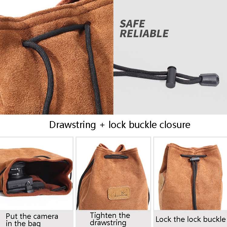 S.C.COTTON Liner Shockproof Digital Protection Portable SLR Lens Bag Micro Single Camera Bag Ro