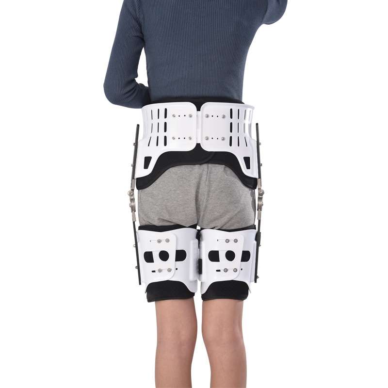 Hip Joint Paraplegia Fixation Brace Femoral Fracture Brace Double Legs, Specification: One Size