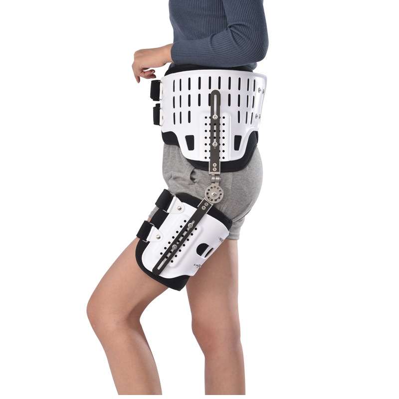 Hip Joint Paraplegia Fixation Brace Femoral Fracture Brace Double Legs, Specification: One Size