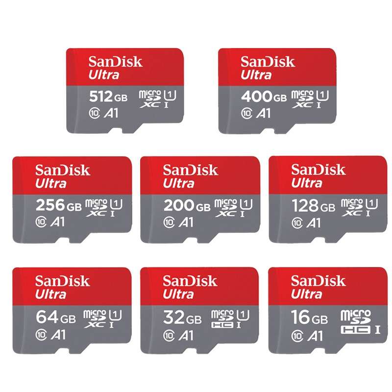 SanDisk A1 Monitoring Recorder SD Card High Speed Mobile Phone TF Card Memory Card, Capacity: 64GB-