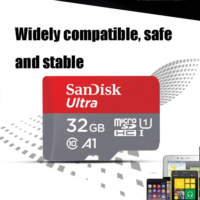 SanDisk A1 Monitoring Recorder SD Card High Speed Mobile Phone TF Card Memory Card, Capacity: 64GB-