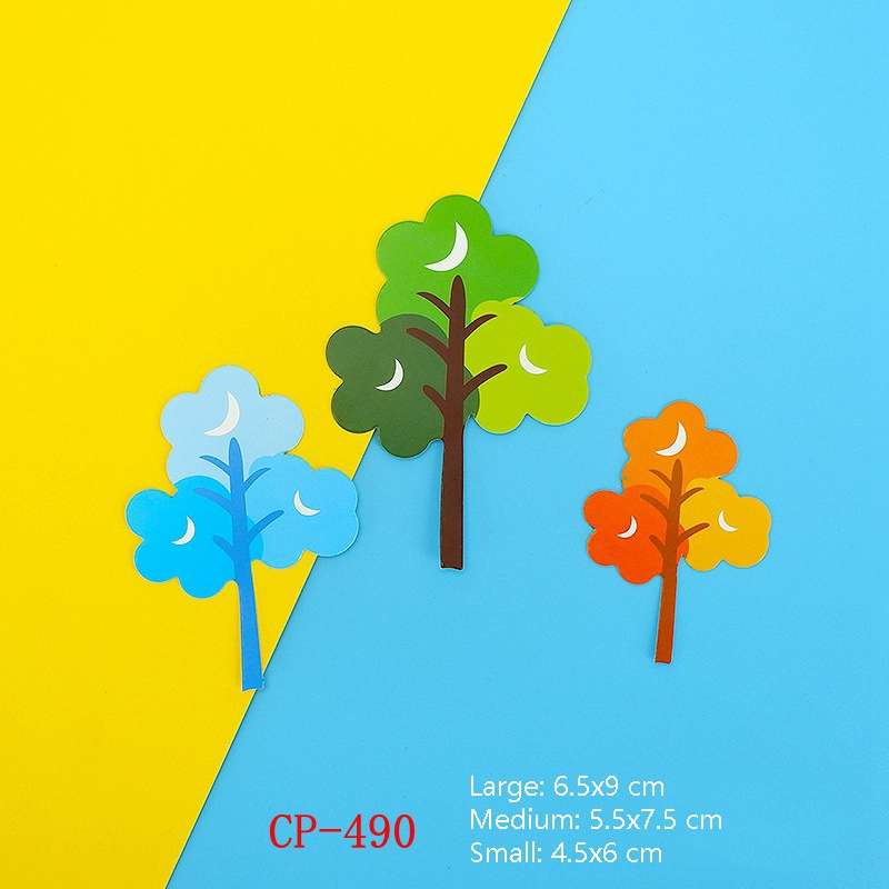 30 Bags Forest Tree Cake Insert Card Flag Insert Baking Decoration Birthday Cake Card Insert Cake De
