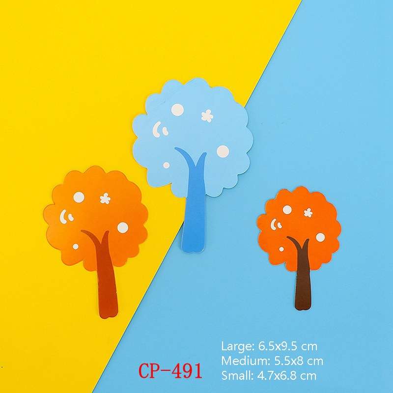 30 Bags Forest Tree Cake Insert Card Flag Insert Baking Decoration Birthday Cake Card Insert Cake De