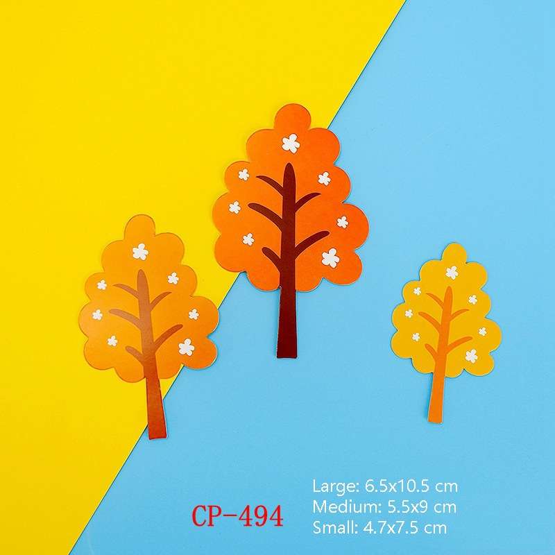 30 Bags Forest Tree Cake Insert Card Flag Insert Baking Decoration Birthday Cake Card Insert Cake De
