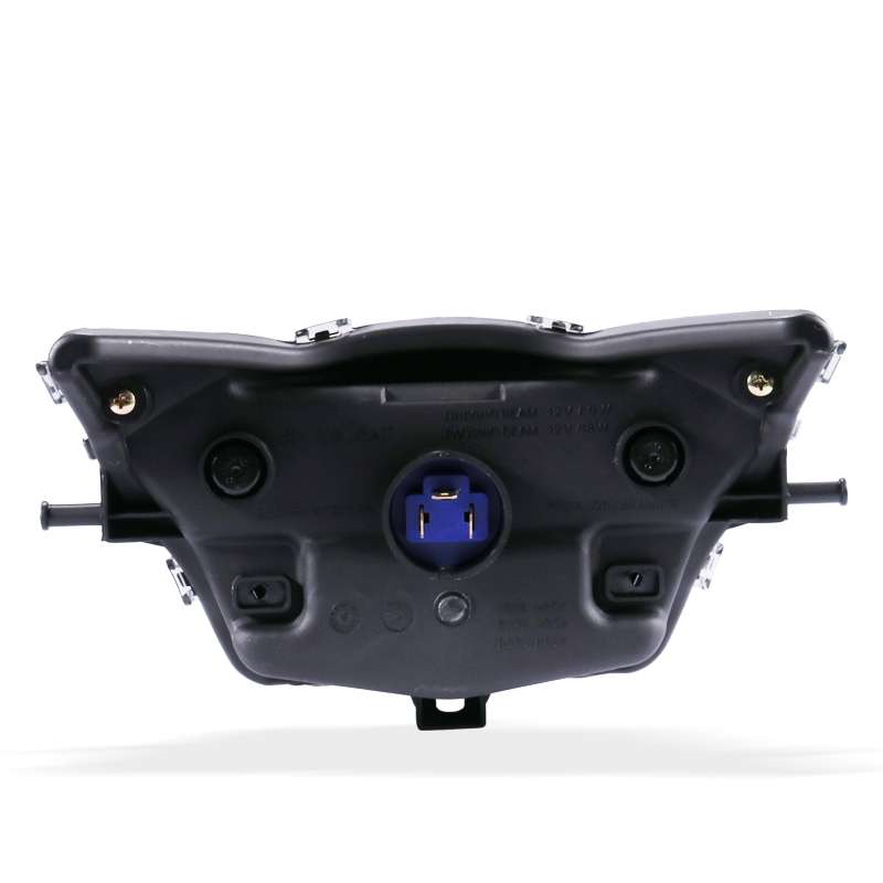 Motorcycle LED Retro Headlights LED Far Near Beam Lights For Yamaha LC135 V2-V6(Transparent Glass)