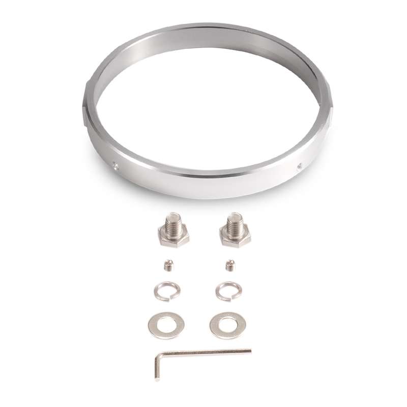 7 Inch Motorcycle Headlight Modification Parts Headlight Ring Bracket(Silver)