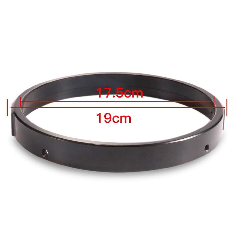 7 Inch Motorcycle Headlight Modification Parts Headlight Ring Bracket(Silver)