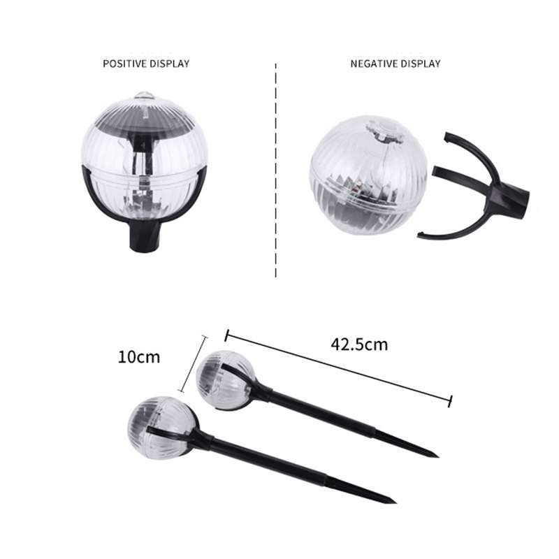 Solar Magic Ball Lawn Light LED Garden Light Colorful Light Control Light
