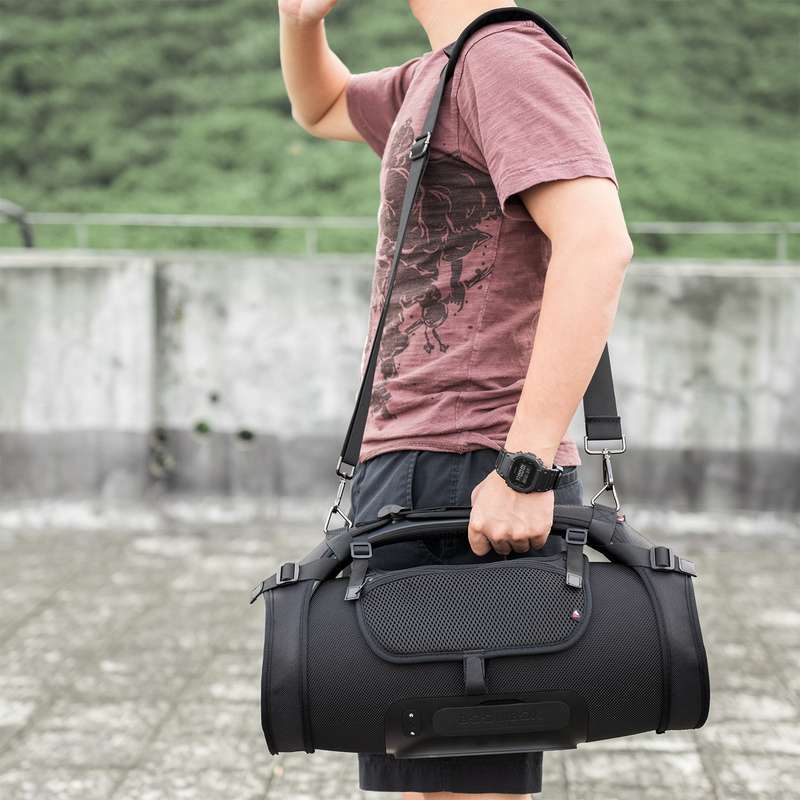 Portable Single-Shoulder Strap Speaker Storage Bag Accessories for JBL Boombox Storage Bag(Black)