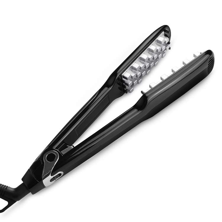 Multi-functional Long & Short Hair Styling Iron Ceramic Tourmaline Volumizing Hair Iron(White gold)
