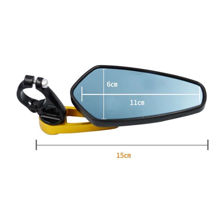 Electric Bike Motorcycle Modified Reversing Retro Rearview Handle Mirror All Aluminum Reflective Rea