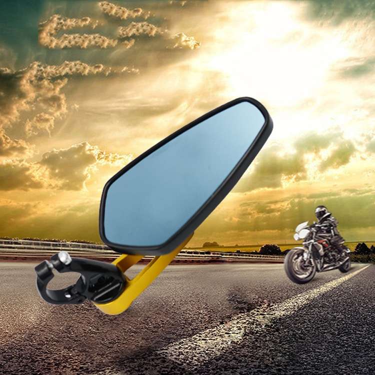 Electric Bike Motorcycle Modified Reversing Retro Rearview Handle Mirror All Aluminum Reflective Rea