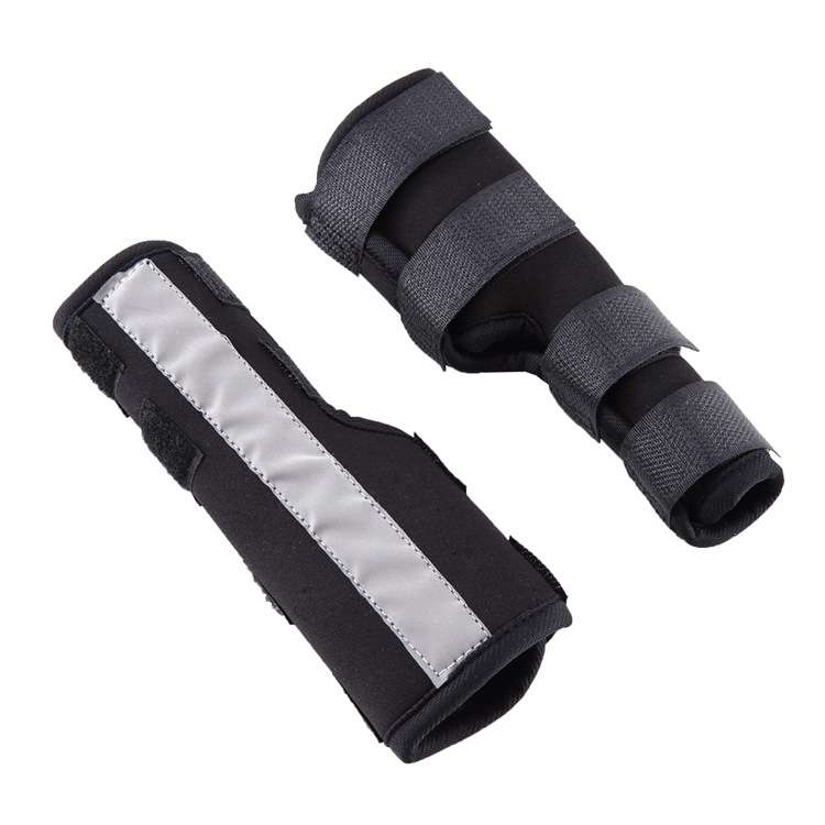 Pet Knee Pads Dog Leg Guards Pet Protective Gear Surgery Injury Sheath, Size: M(HJ11 Reflective Red)