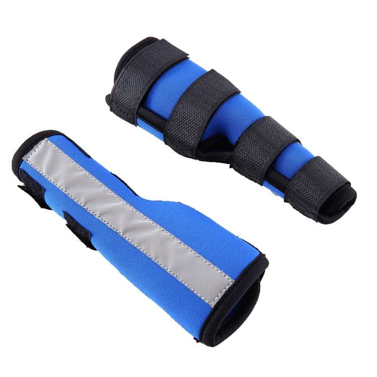 Pet Knee Pads Dog Leg Guards Pet Protective Gear Surgery Injury Sheath, Size: M(HJ11 Reflective Red)