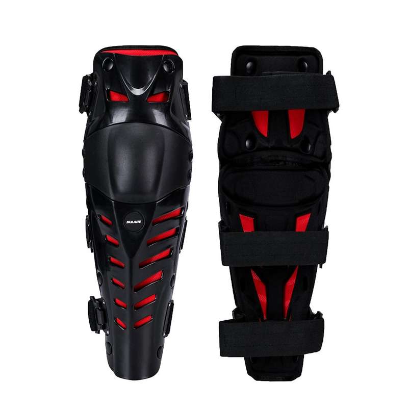 SULAITE Motorcycle Outdoor Riding Anti-Fall Protective Gear Knee Pads(Black)