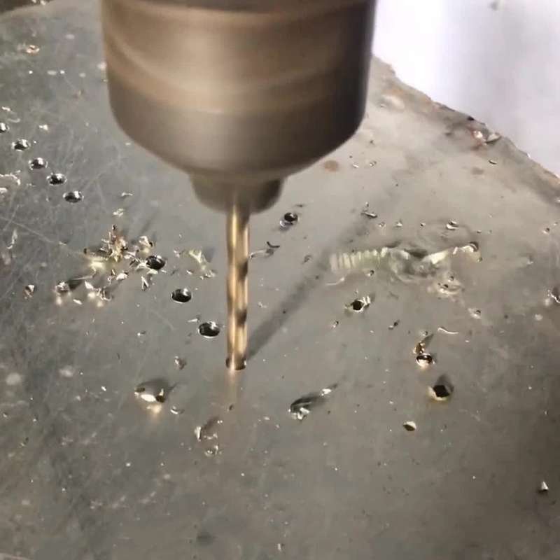 5pcs / Pack 10.0mm High Speed Steel M35 Cobalt-Containing Twist Drill Fully Ground Stainless Steel D