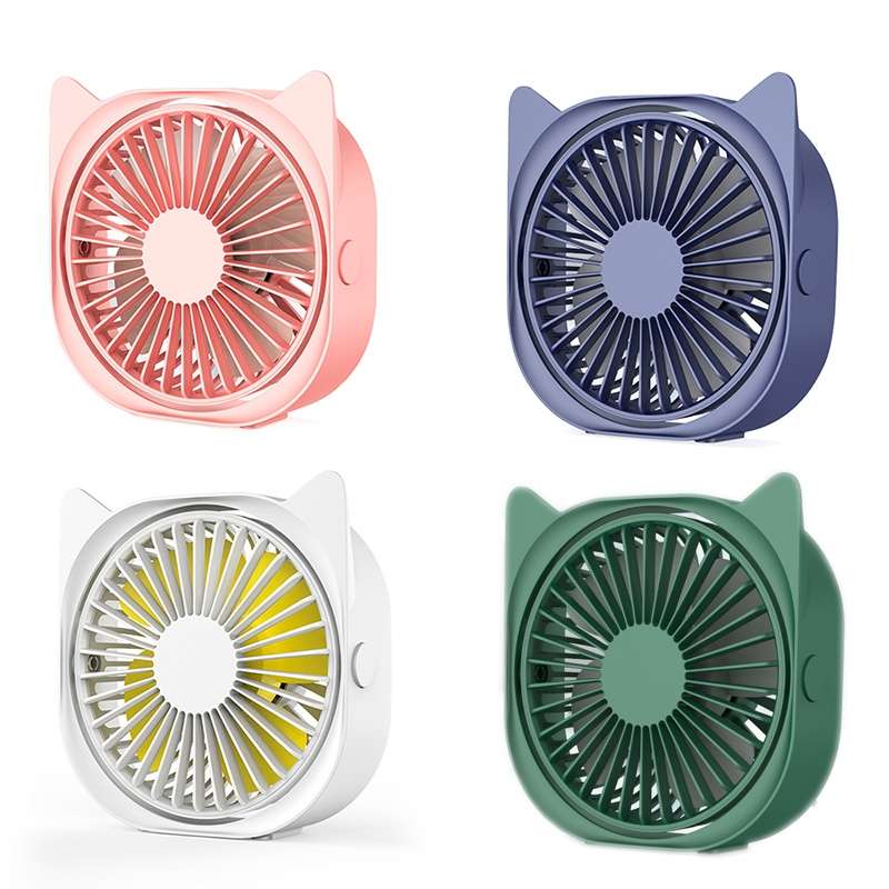 M105 Desktop Mini Cute Portable USB Fan(Sky White)