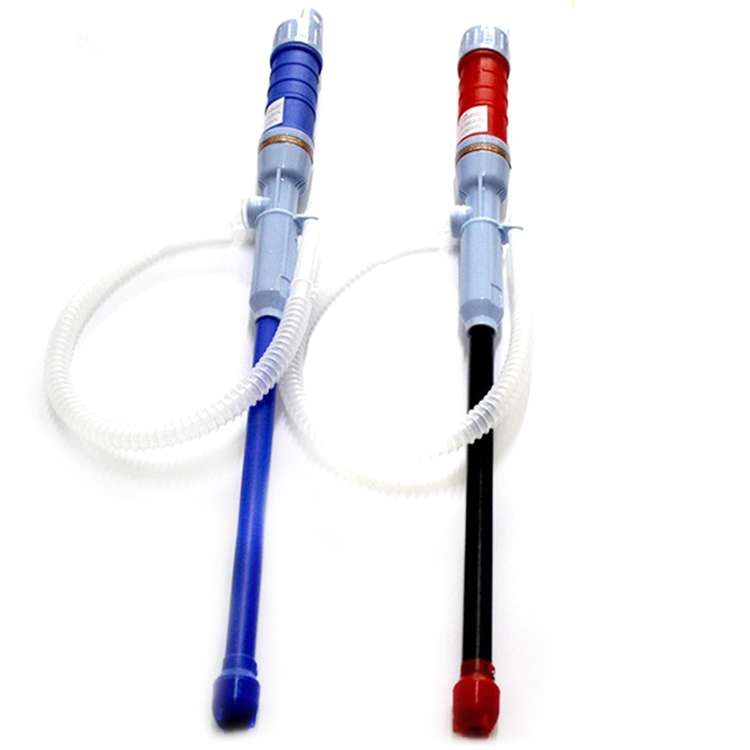 58cm Short Electric Oil Pump Oil Pipe Automotive Supplies Water Pump Oiler(Blue)