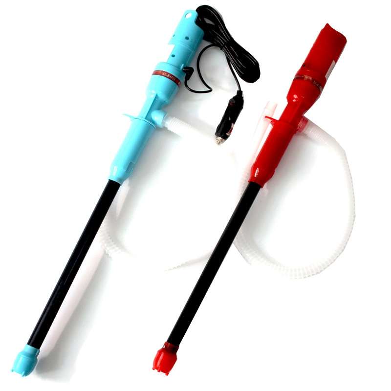 Vehicle-Mounted Electric Oil Pump Oil Pipe Fuel Pump Fish Tank Water Changer(12V Blue)