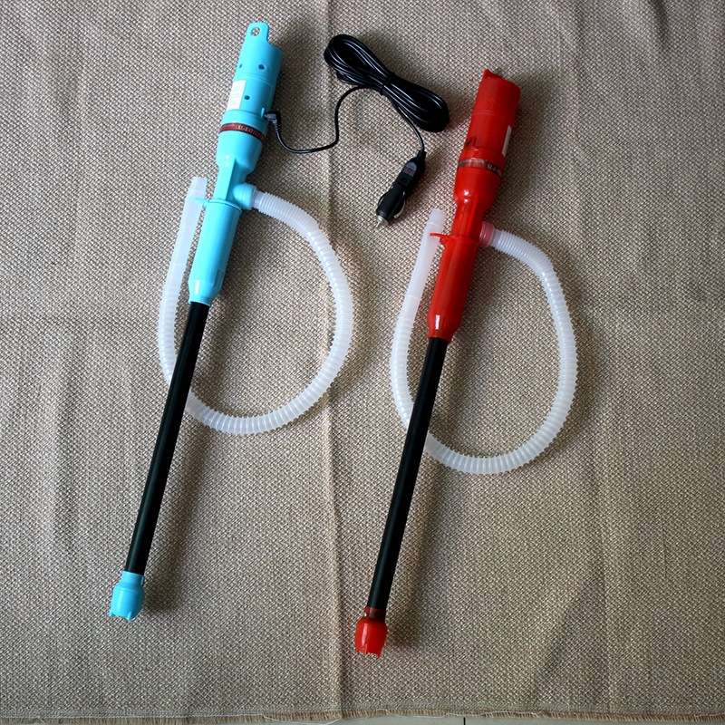 Vehicle-Mounted Electric Oil Pump Oil Pipe Fuel Pump Fish Tank Water Changer(12V Blue)
