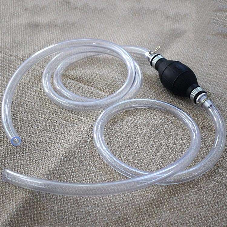 One-Way Valve Manual Oil Pump Oil Pipe Aquarium Water Changer(15mm Alloy)