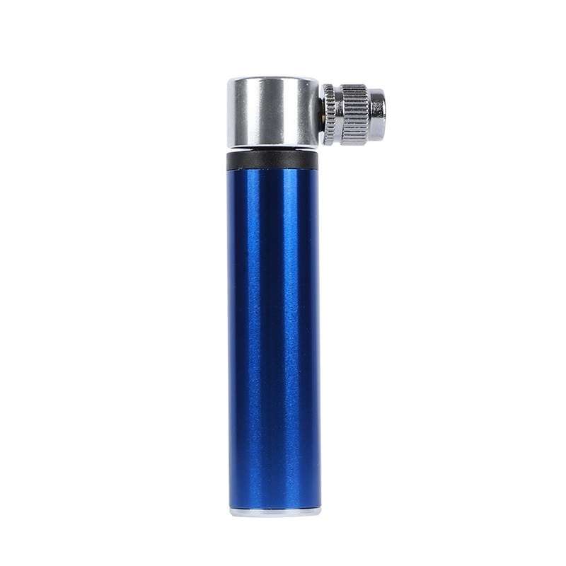 Bicycle Basketball Football Mini Portable High Pressure Inflator(Blue)