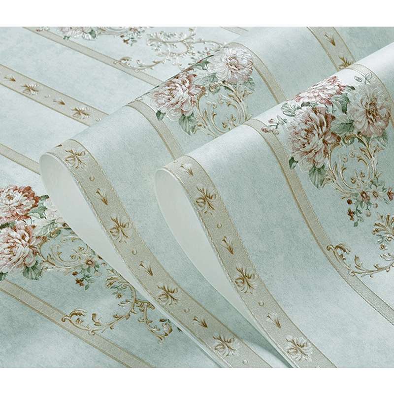 0.53x3m Modern Minimalist 3D Stereo Flower Self-Adhesive Wallpaper Bedroom Living Room TV Background