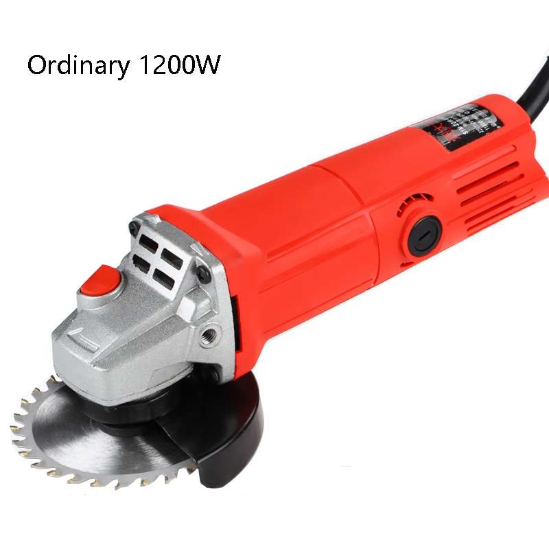 ZHOUDAWANG Multifunctional Household Electric Angle Grinder, CN Plug, Model: Ordinary Version 1200W