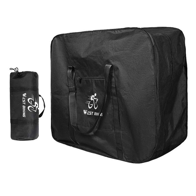 WEST BIKING Folding Bicycle Bag Bicycle Storage Bag Small Black