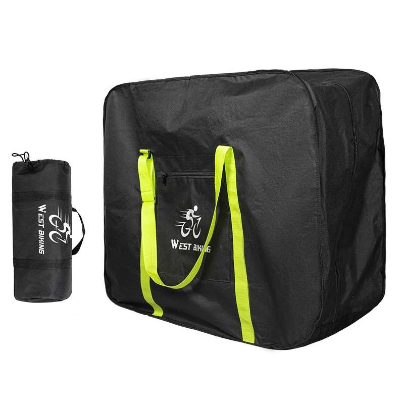 WEST BIKING Folding Bicycle Bag Bicycle Storage Bag Small Green