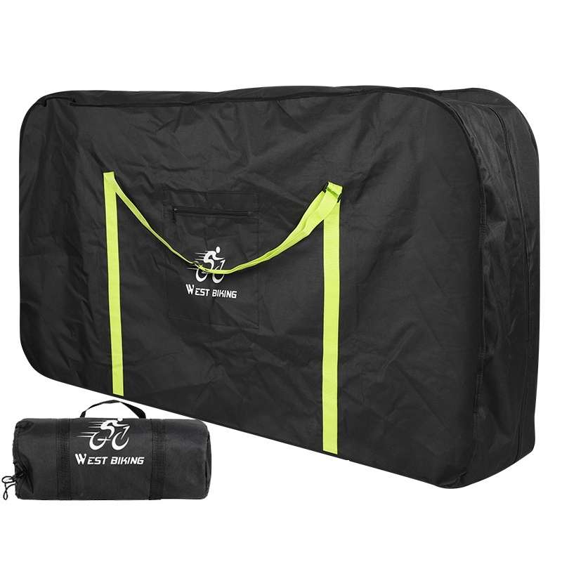 WEST BIKING Folding Bicycle Bag Bicycle Storage Bag Large Green