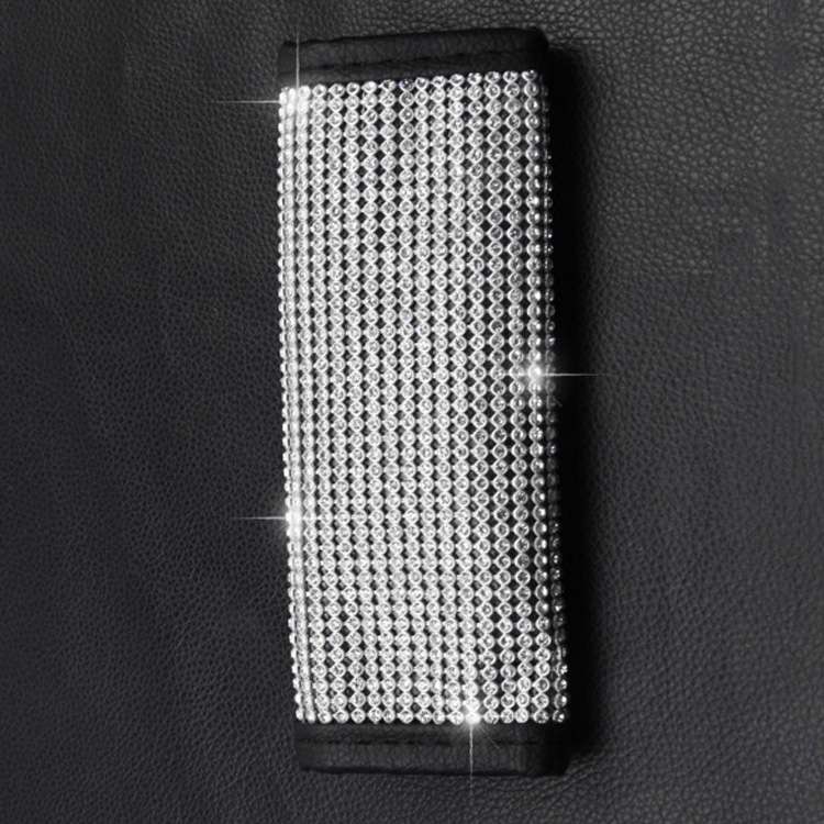2 PCS Car Diamond-Studded Interior Products Personalized Protective Sleeve Handbrake Cover
