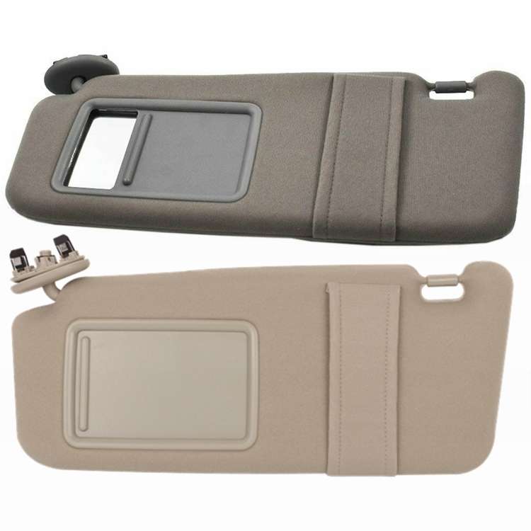 Left Driver Side Sun Visor With Mirror Driving Position Sun Visor For Toyota Camry 2007-2011(Gray)